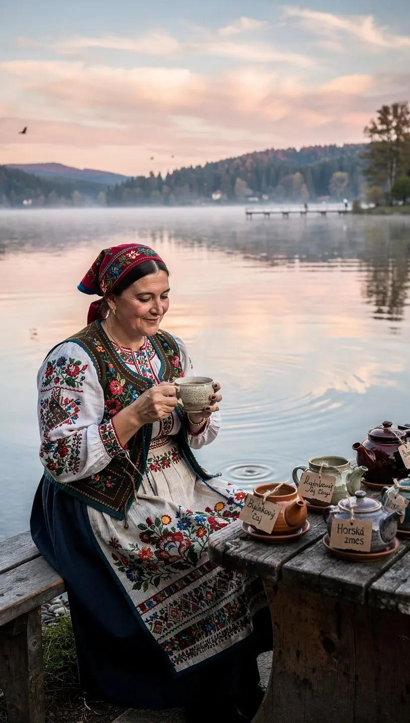 Čajová kanvica plná voňavého čaju s medom na večerné upokojenie