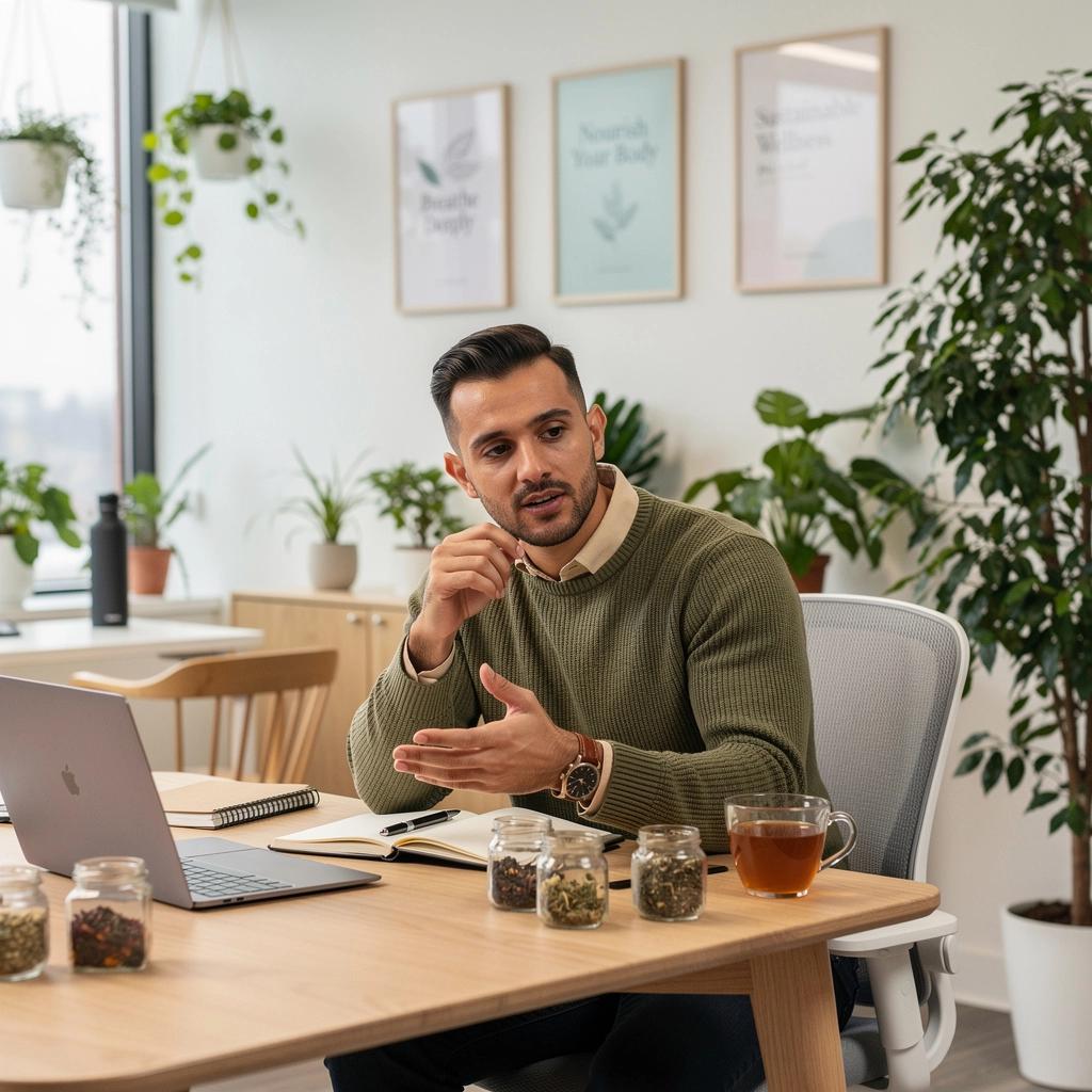 Krajina Slovenska s čajovými plantážami a pokojným prostredím na oddych.